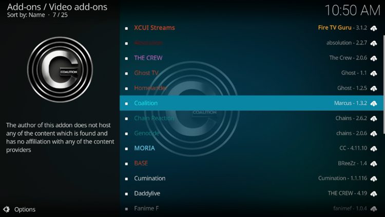 كيفية تثبيت إضافة Coalition Kodi على Firestick وAndroid TV